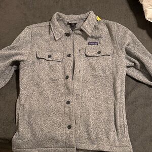 Gray Button-Up Jacket